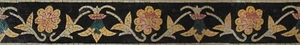Mosaic Marble Floral Art BORDER Design 39x6 Inches - Picture 1 of 1