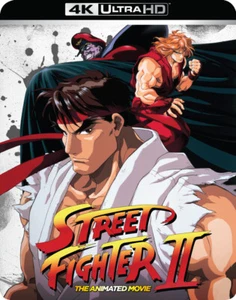 Street Fighter II The Animated Movie 4K Ultra HD BLURAY w/ Slipcover - Picture 1 of 4