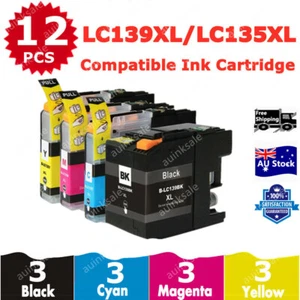 12X Non-OEM Ink Cartridge LC139XL LC135 For Brother MFC J6520DW J6720DW J6920DW - Picture 1 of 6