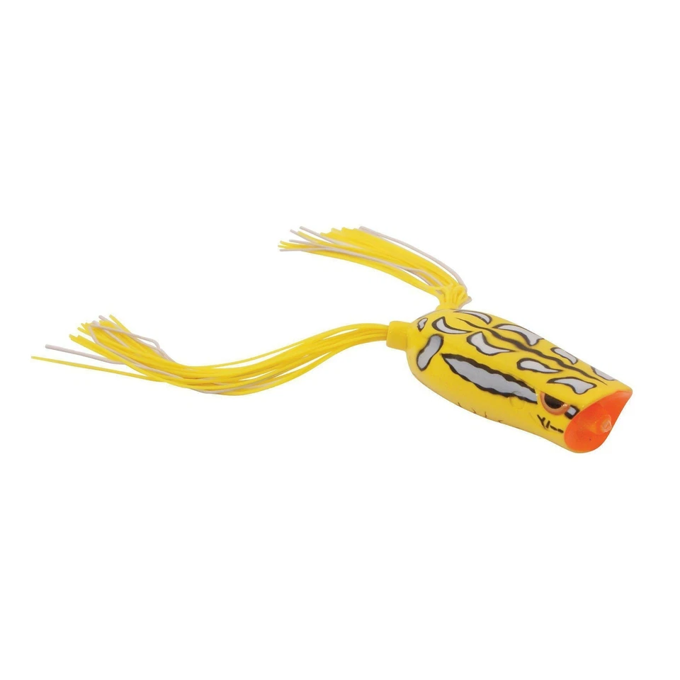 SPRO SBEPP60RYLW Rainforest Yellow Bronzeye Popper Soft Plastic Fishing Lure