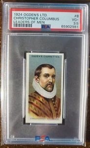 Christopher Columbus - 1924 Ogden's Ltd. - Leaders of Men - #8 - PSA 3.5... - Picture 1 of 2