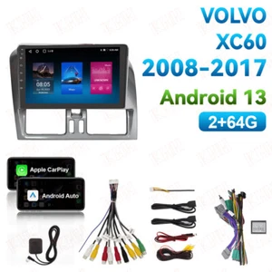 Für Volvo XC60 2008-2017 Autoradio Android 13.0 Carplay BT GPS Navi DAB+ 2+64GB - Bild 1 von 14