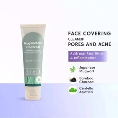 SOMETHINC - Mugwortella Charcoal Deep Pore Cleansing 10 Minutes Wash Off Mask - Image 1 of 4