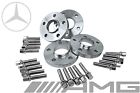 4 Mercedes Benz 5x112 Staggered 15 MM & 20 MM Hub Centric Spacers W/ Lug Bolts