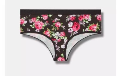 全新带标签 - Torrid BlackFloral Cheeky 内裤,尺寸 00 - 零售 14.90 美元 — 第 1/3 张图片
