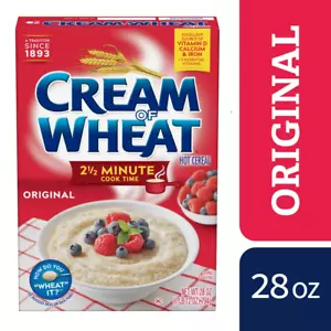 Cream of Wheat Original Hot Cereal, Kosher, 28 OZ Box, 2.5 Min - Picture 1 of 10
