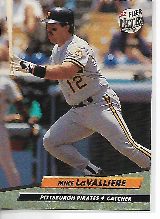 1992 Fleer Ultra Mike LaValliere Card - Image 1 of 1