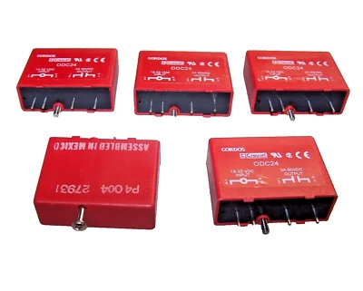 5) NEW CROUZET OUTPUT RELAY MODULE MODEL ODC24  LOT OF 5 - Image 1 of 4
