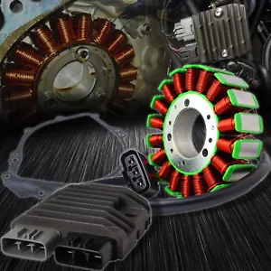 Estator de bobina magnética eMUSA OE + rectificador de voltaje + conjunto de juntas. 02-03 Yamaha YZF R1 - Imagen 1 de 12