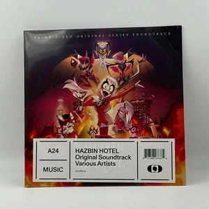Hazbin Hotel Original Soundtrack Demon Red Vinyl A24 Records New Corner Damage - Imagen 1 de 3