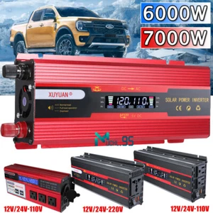 Pure Sine Wave Car Power Inverter 6000W 12V DC to 110V AC /12V to 220V Converter - Picture 1 of 158