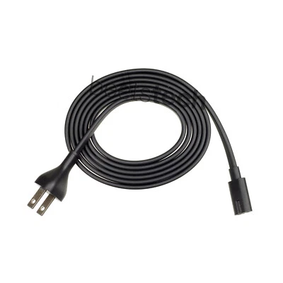 OEM US AC POWER CORD BLACK 6FT - Apple TV HD,4K,1st,2nd,3rd,4th,5th Generation - Image 1 of 3