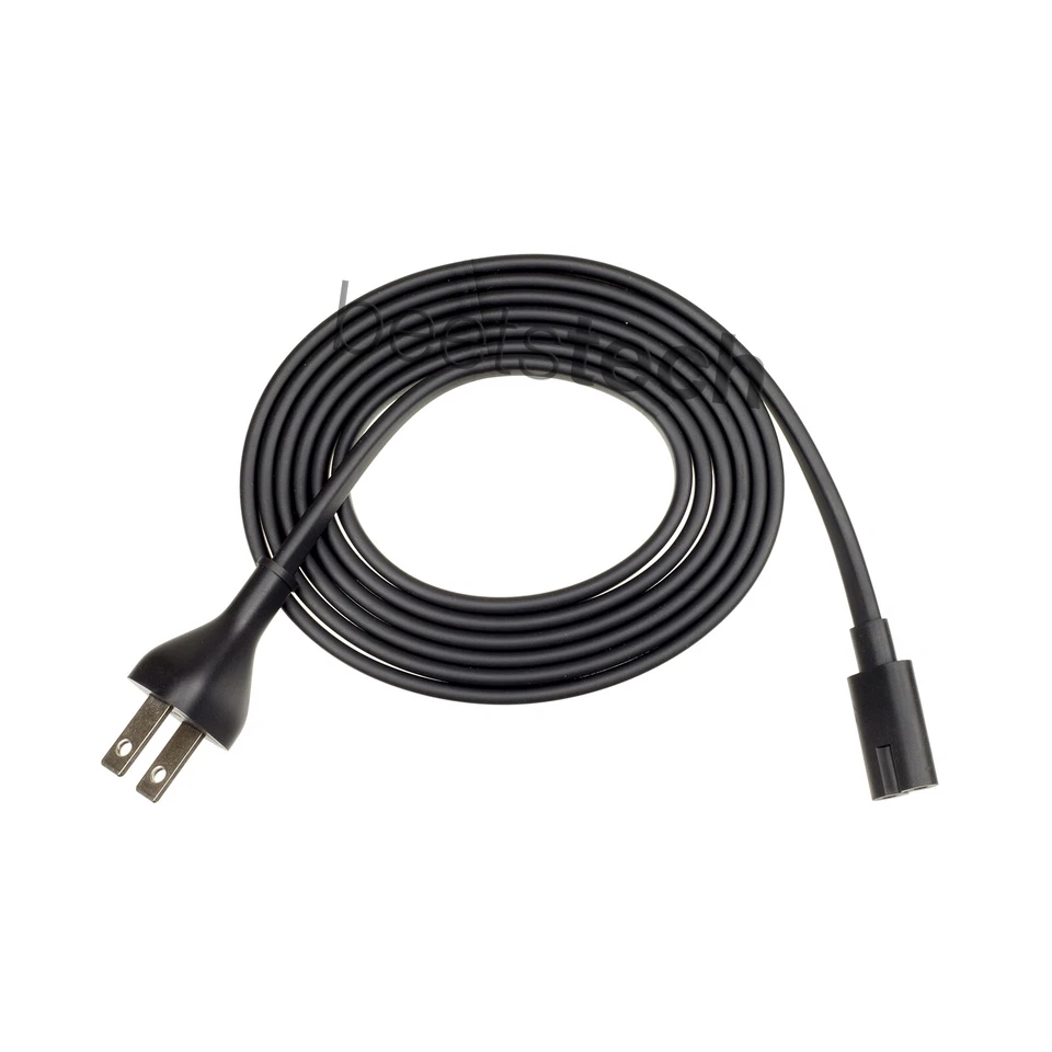 OEM US AC POWER CORD BLACK 6FT - Apple TV HD,4K,1st,2nd,3rd,4th,5th Generation - Image 1 of 3