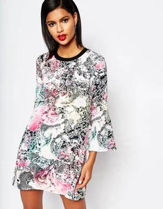 Vestido ligero estampado de piscina mineral de French Connection para mujer precio de venta sugerido por el fabricante £95.00 - Imagen 1 de 3