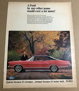 Ford Galaxy 500 1967 - Anuncio impreso de revista vintage - Imagen 1 de 1