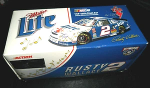 Ford Taurus Action NASCAR 1/64 como nuevo oxidado cerveza Wallace Miller Lite Elvis 1998 - Imagen 1 de 3