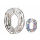Party Decoration Numbers Balloons Frame Silver Mosaic Balloon