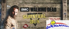 2016 Topps The Walking Dead Survival Factory Sealed HOBBY Box-4 HITS! 
