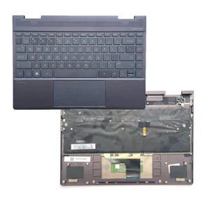 Neu für HP Spectre 13-AE X360 13,3" Handauflage Hintergrundbeleuchtung Tastatur Touchpad Braun - Bild 1 von 6