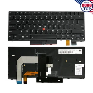 New US Keyboard Backlit w/ Pointer for Lenovo Thinkpad T470 T480 01AX528 01AX569 - Picture 1 of 21