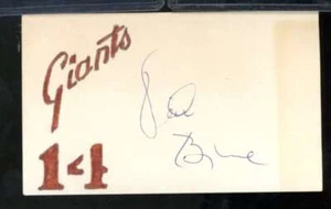 VIDA BLUE SIGNED 3X5 INDEX CARD/CUT AUTOGRAPH SAN FRANCISCO GIANTS XA2153 - Picture 1 of 2