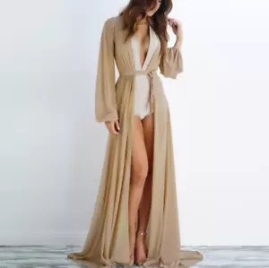 Déshabillé per la Notte O Beach Dress Beige Transparent Extra Str Oil - Picture 1 of 1