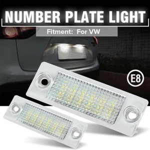 2 LED iluminación de matrícula para VW T5 Caravelle Multivan Touran Passat Variant - Imagen 1 de 6