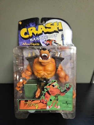 RARO DE COLECCIÓN 1998 CRASH BANDICOOT SERIE 1 FIGURA PEQUEÑA SELLADA Foto 1 de 4