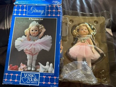 MUÑECA BAILARINA GINNY 1984 PORCELANA - VOGUE EN CAJA Foto 1 de 4