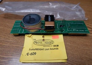 MTH PE-609 PROTO SOUND PROTO FREIGHT LION SOUNDS NEW IN OPEN PACK O SCALE RARE - Picture 1 of 1