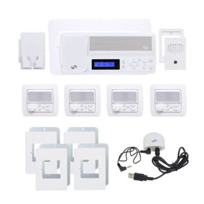 Intrasonic RETRO Intercom System With Bluetooth Replaces NuTone Broan M&S 4-Room - Image 1 of 4