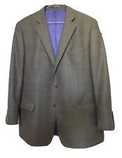Men’s MAGEE Green Check Tweed Jacket Size 44R style Nice T2