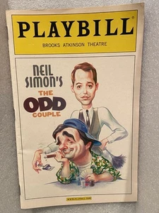 2005 Playbill Neil Simon's The Odd Couple Lane & Broderick *gebraucht* BKSHDS - Bild 1 von 5