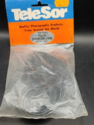 Cable de sincronización de extensión de flash 12 pies hembra PC a PC macho - Telesor Foto 1 de 3