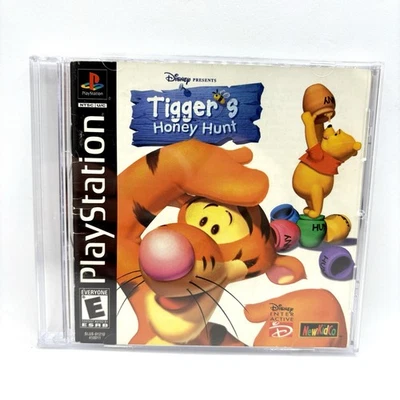 PS1 Tigger's Honey Hunt /  PlayStation 1 PS1 / Reg Card- No Back Cover Art - Image 1 of 3