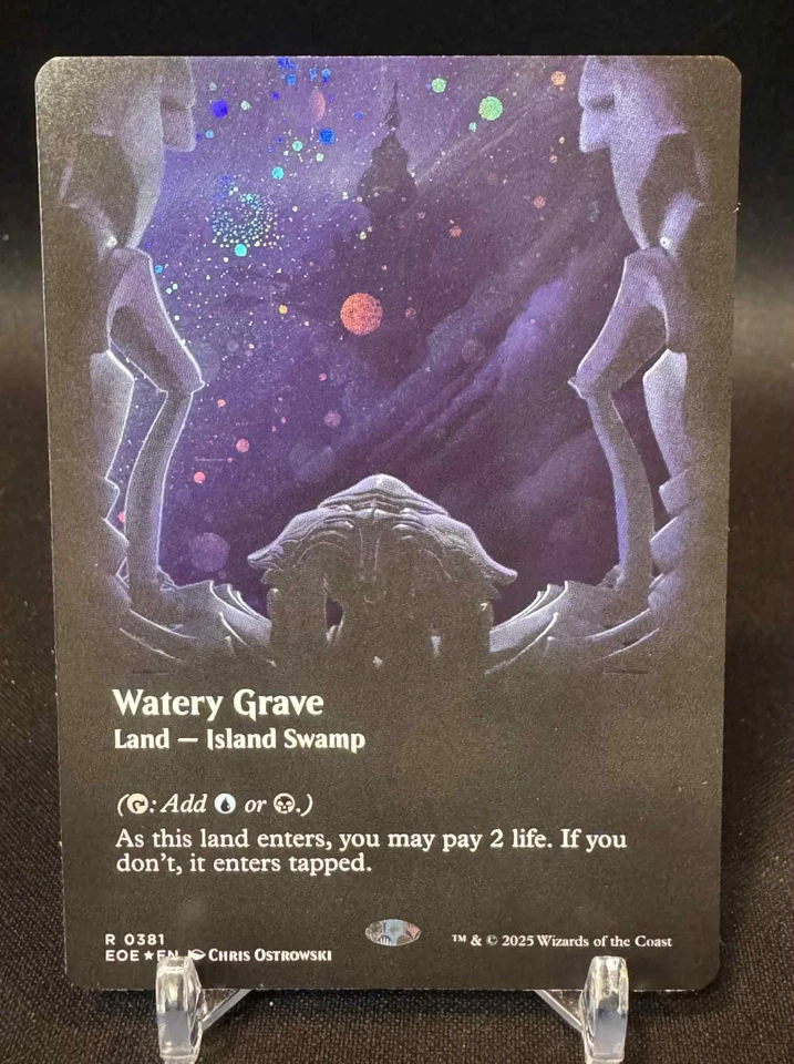 🌈 Watery Grave (Borderless) (Galaxy Foil) - MTG Edge of Eternities - NM - Image 1 of 1