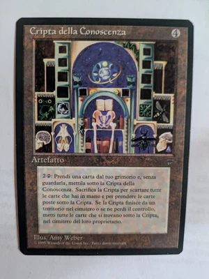 Italian Knowledge Vault Legends MTG NM Free shipping with tracking - Image 1 of 2