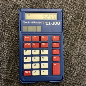 Texas Instruments TI-108 Basic Calculator - Picture 1 of 4