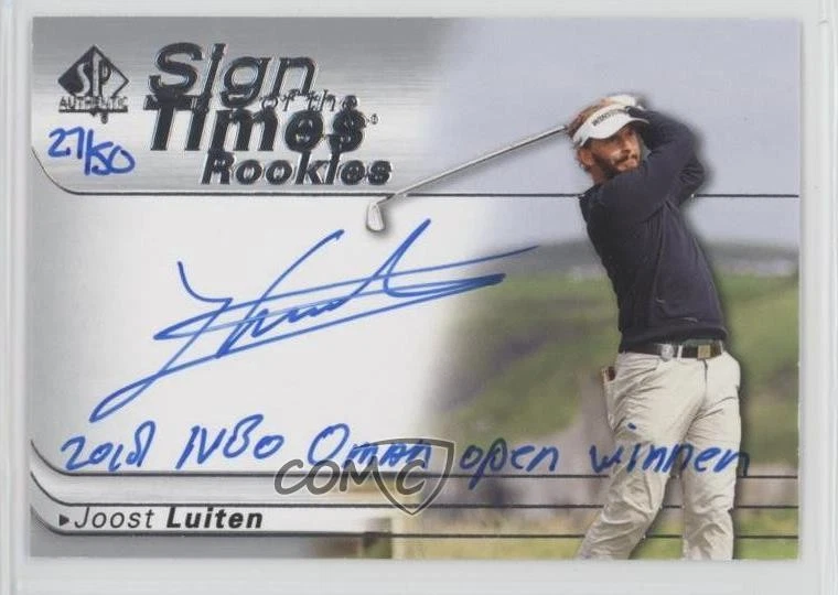 2021 SP Authentic Sign of the Times Rookie Inscriptions /50 Joost Luiten Auto RC - Image 1 of 2