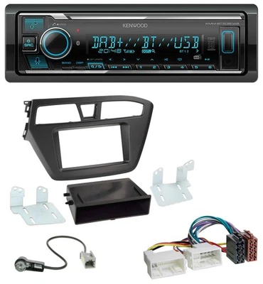 Kenwood Bluetooth MP3 DAB USB Autoradio für Hyundai i20 (2014-2020) - Bild 1 von 4
