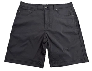 Prana Brion Short Mens 36X9 Gray Stretch Sport Hiking Outdoor Nylon Stretch - Picture 1 of 11