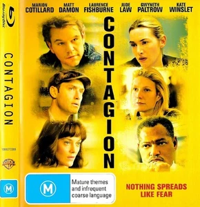 Contagion Blu-Ray Thriller Disc Like New - Picture 1 of 2