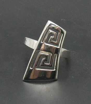 Stylish Genuine Sterling Silver Ring Hallmarked Solid 925 Handmade Empress - Image 1 of 4