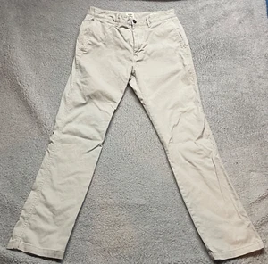 Flint And Tinder Hose Herren 32 x 30 (30 x 30) grau schmale Passform Chino 5 Taschen Huckberry - Bild 1 von 11