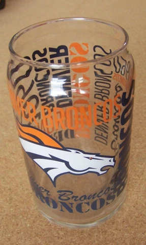 Denver Broncos glass size can shape design 1960 ( year started play ) c41350 Cover