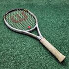 Raquette de tennis Wilson Hyper Hammer Carbone 3,9 surdimensionnée 110sq” 4 1/2 poignée
