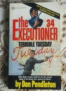 THE EXECUTIONER #34 - TERRIBLE TUESDAY - BY DON PENDLETON - VINTAGE PAPERBACK - Picture 1 of 1