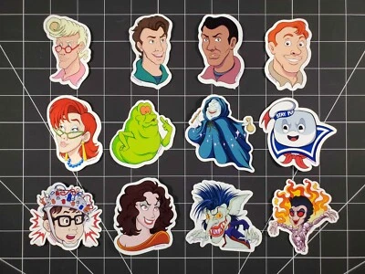 Pegatinas The Real Ghostbusters | Juego de héroes y villanos | Calcomanías de vinilo de alta calidad Foto 1 de 4