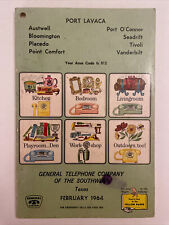 1964 Port Lavaca And Vicinity, TX General Telephone Of The Southwest Directory