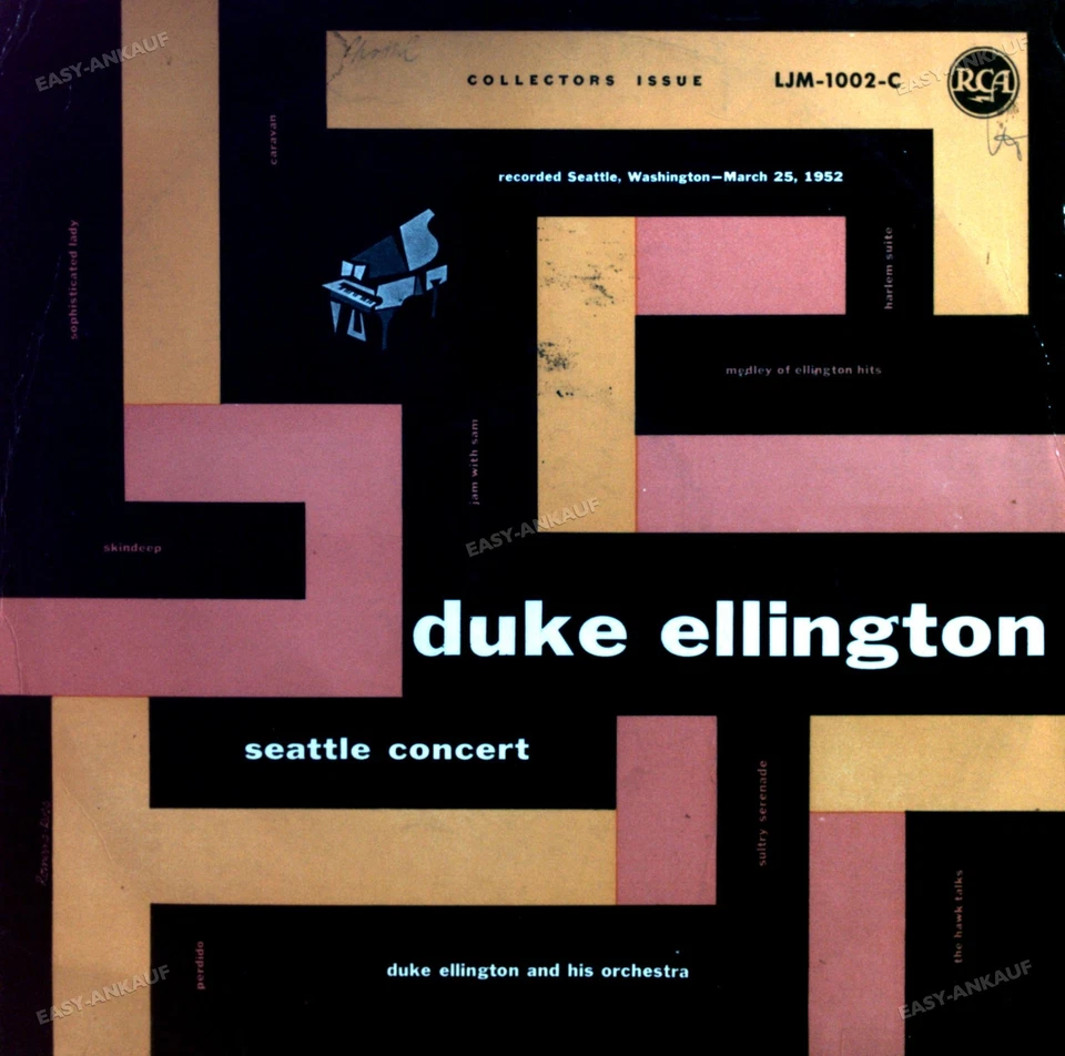 Duke Ellington & His Orchestra - Seattle Concert GER LP (VG-/VG-) ´ - Image 1 of 1